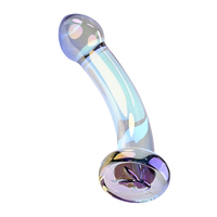 Playboy Pleasure JEWELS KING Clear Glass 16.3 cm Dildo