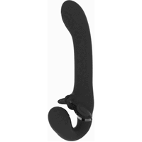 5" Satu Vibrating Strapless Strap On