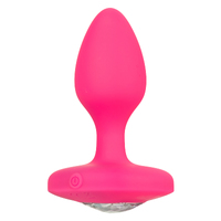 Cheeky Gems Medium Rechargeable Vibrating Probe- Pink