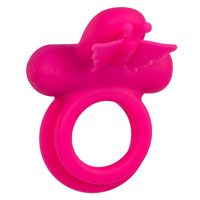 Silicone Rechargeable Butterfly Dual Ring