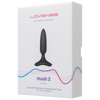 1" Hush 2 Bluetooth Butt Plug 1" Hush 2 Bluetooth Butt Plug