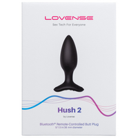 1.5" Hush 2 Bluetooth Butt Plug 1.5" Hush 2 Bluetooth Butt Plug