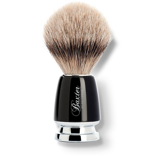 Black Silver Tip Badger Hair Shave Brush