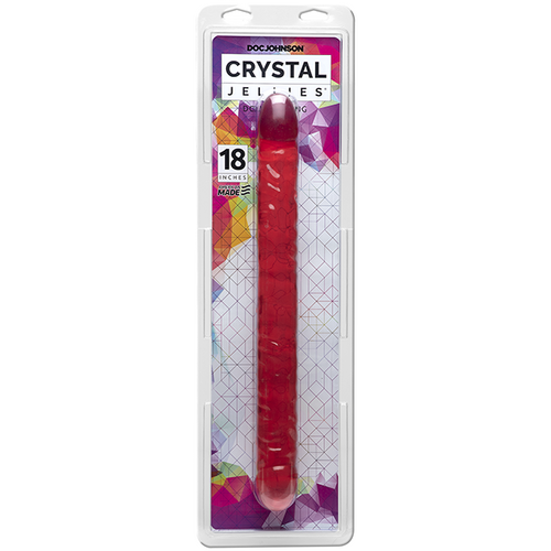 18" Translucent Double Dildo