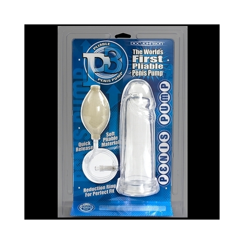 P3 Pliable Penis Pump Clear