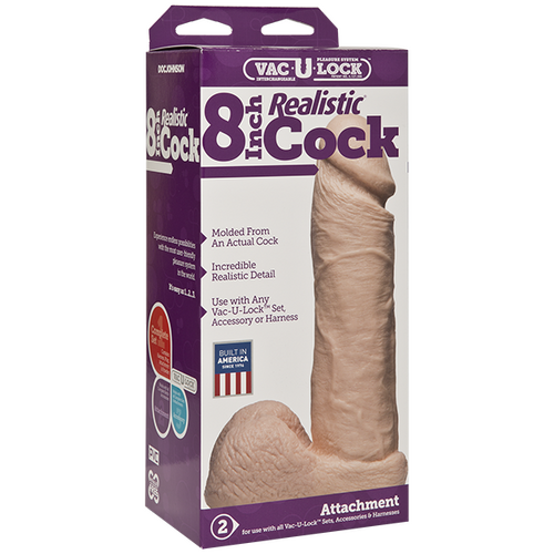 8" Realistic Cock