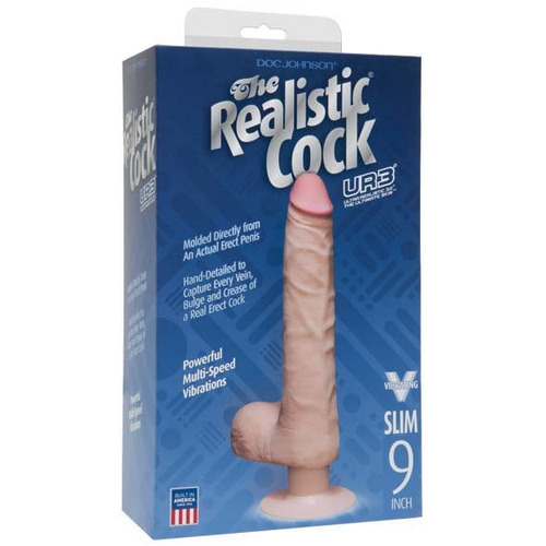 9" Dual Density Vibrating Cock