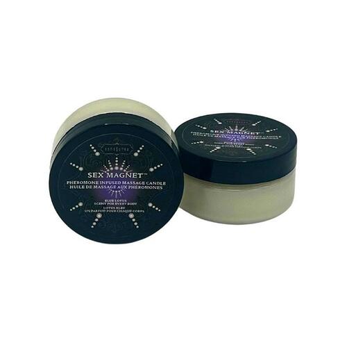 SEX MAGNET Pheromone Massage Candle Blue Lotus