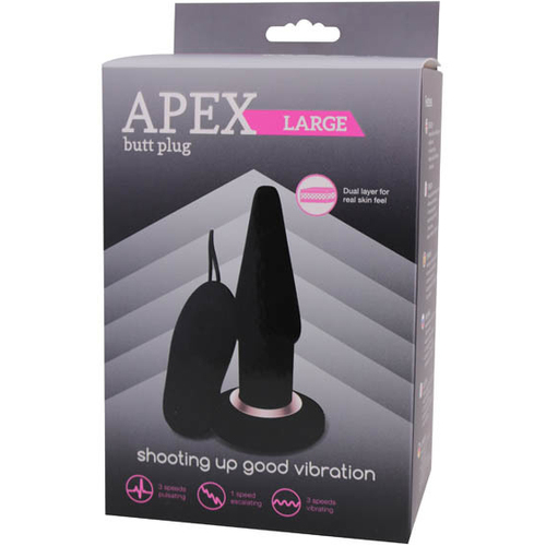 Apex 6'' Vibrating Butt Plug