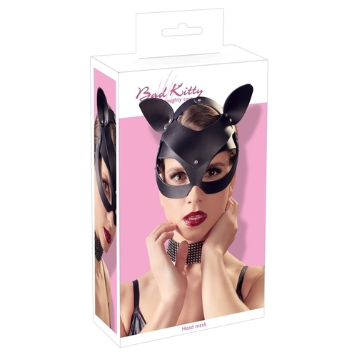 Bad Kitty Cat Mask with Rhinestones