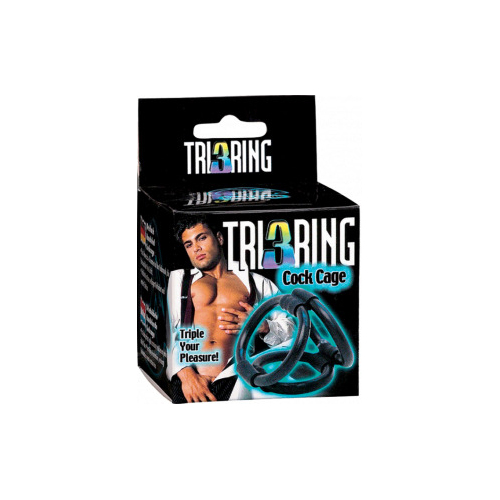 Tri 3 Ring Cock & Balls Ring