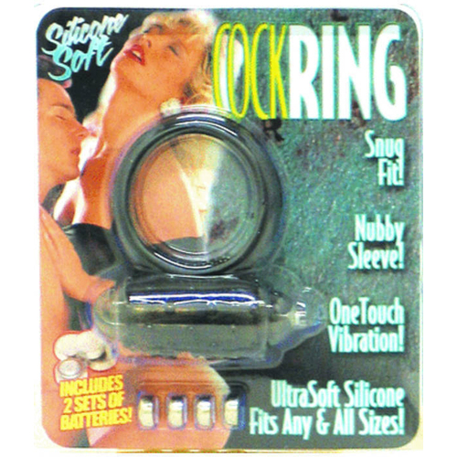 Ultra Soft Vibrating Cock Ring