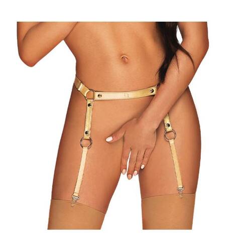 Garter Belt  Gold OS