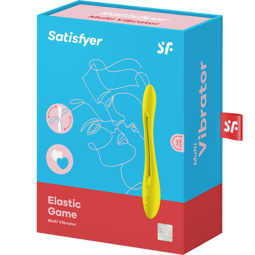 Elastic Game Flexible Vibrator