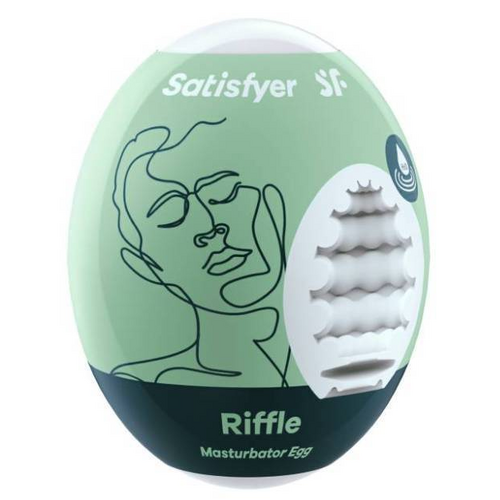 Riffle Textured Egg Stroker