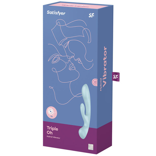 Satisfyer Triple Oh Light Blue