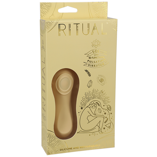 RITUAL Sol Rechargeable Silicone Pulsating Vibe Yellow