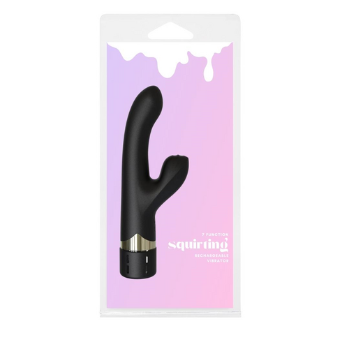 Squirting Vibrator Black