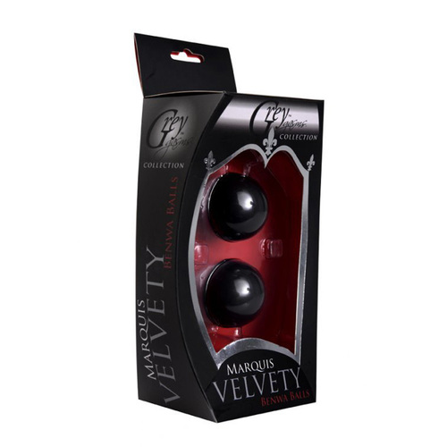 Marquis Velvety Black Benwa Balls