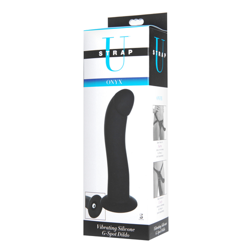 Onyx Vibrating Silicone G Spot Dildo