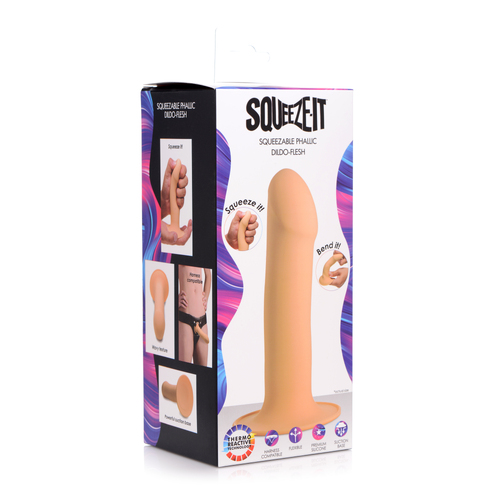 6.75" Squeezable Phallic Dildo