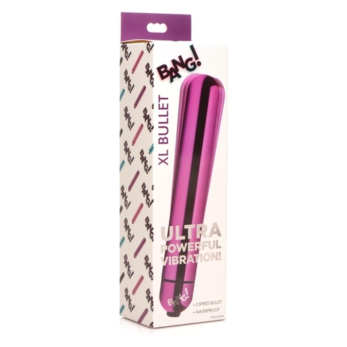 Bang! Vibrating Metallic XL Bullet - Purple