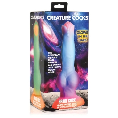 Creature Cock Glow-in-the-Dark Silicone Alien Dildo