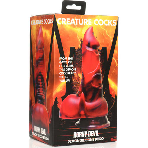 Horny Devil Demon Silicone Dildo