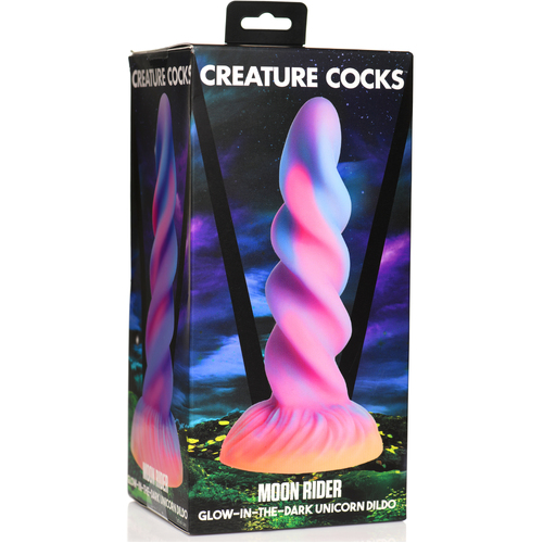 Creature Cocks Moon Rider Glow-in-the-Dark Unicorn Dildo