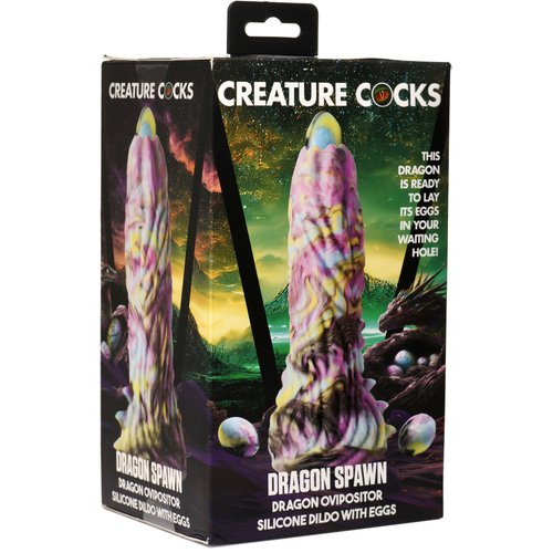 Creature Cocks Dragon Spawn Multi-Coloured 18.5 cm Ovipositor Fantasy Dildo