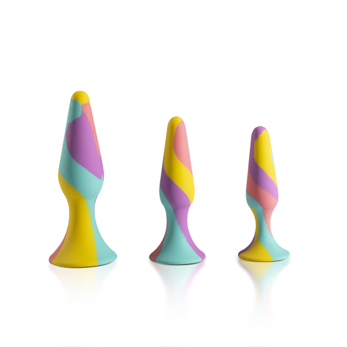 TriPlugs 3 Pc Silicone Anal Training Kit