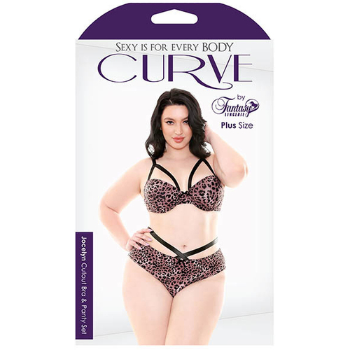 Jocelyn Cutout Bra/panty Set 3X/4X 