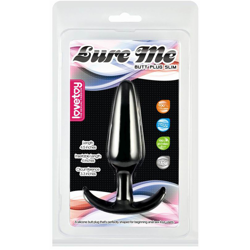 Lure Me Classic Anal Plug S BLK