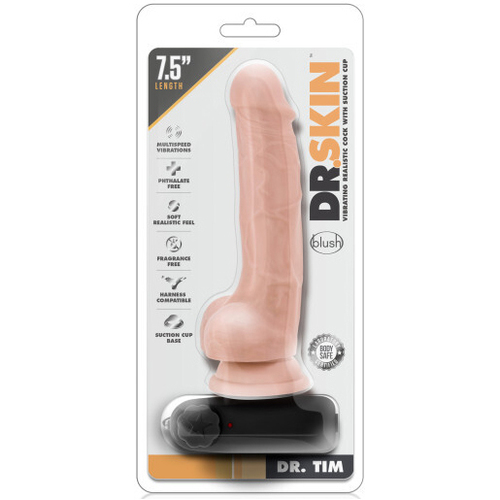 7.5" Dr. Tim Vibrating Cock