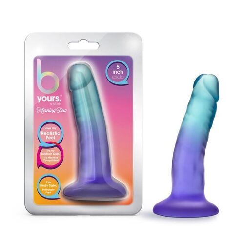 B Yours Morning Dew Dildo Sapphire 5"