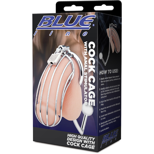 Cock Cage + Anal Stimulator