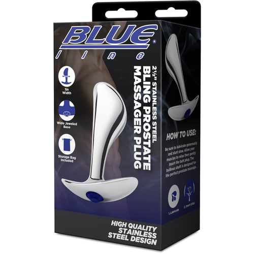 2.5" Stainless Steel Prostate Massager