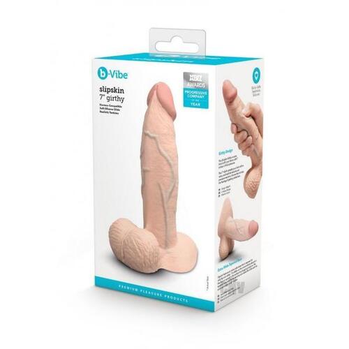 7" Slipskin Thick Silicone Cock