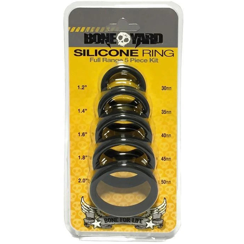 Silicone Cock Rings x5