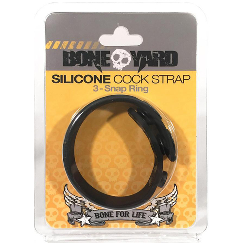 Silicone 3 Snap Cock Ring