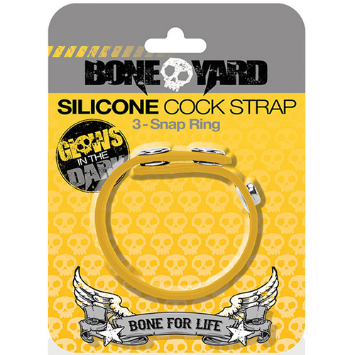 Silicone 3 Snap Cock Ring