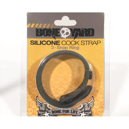 Silicone 3 Snap Cock Ring