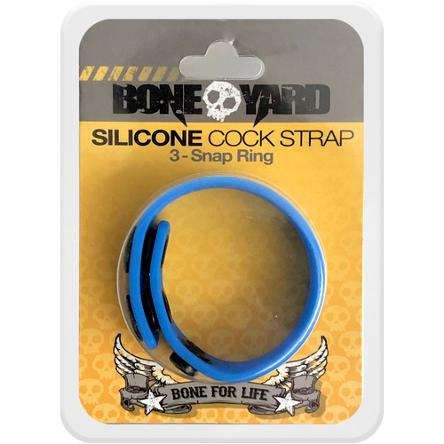 Silicone 3 Snap Cock Ring