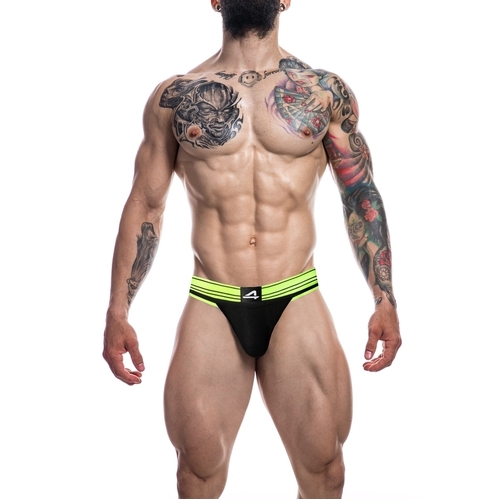 Cut for Men Rugby Jockstrap-NeonLime-L