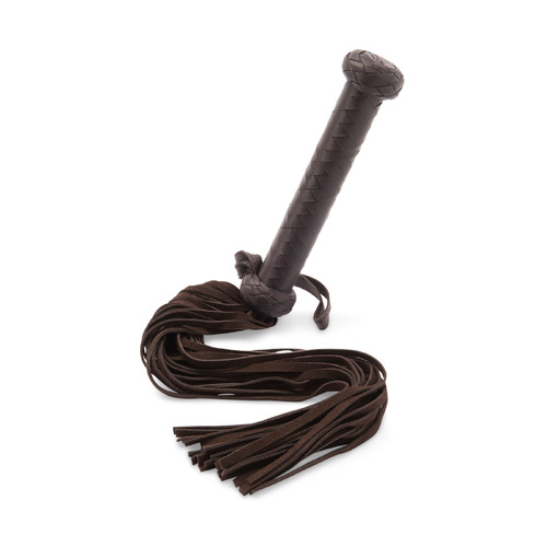 Coco de Mer Leather Flogger Brown