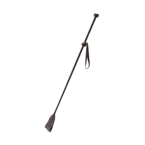 Coco de Mer Leather Riding Crop Brown