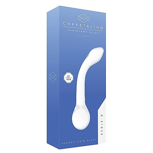 7" Glass G-Spot Dildo