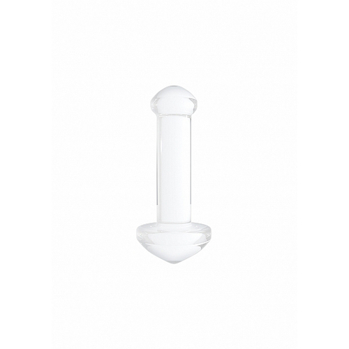 4.5" Massage Glass Butt Plug