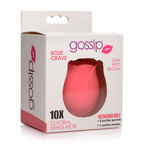 GOSSIP CUM INTO BLOOM CLITORAL VIBRATOR - ROSE CRAVE