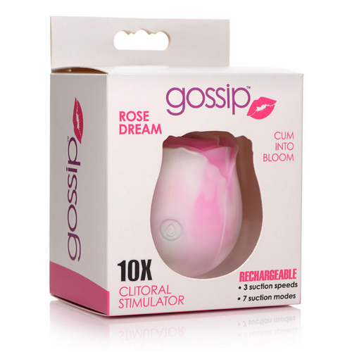 GOSSIP CUM INTO BLOOM CLITORAL VIBRATOR - ROSE DREAM